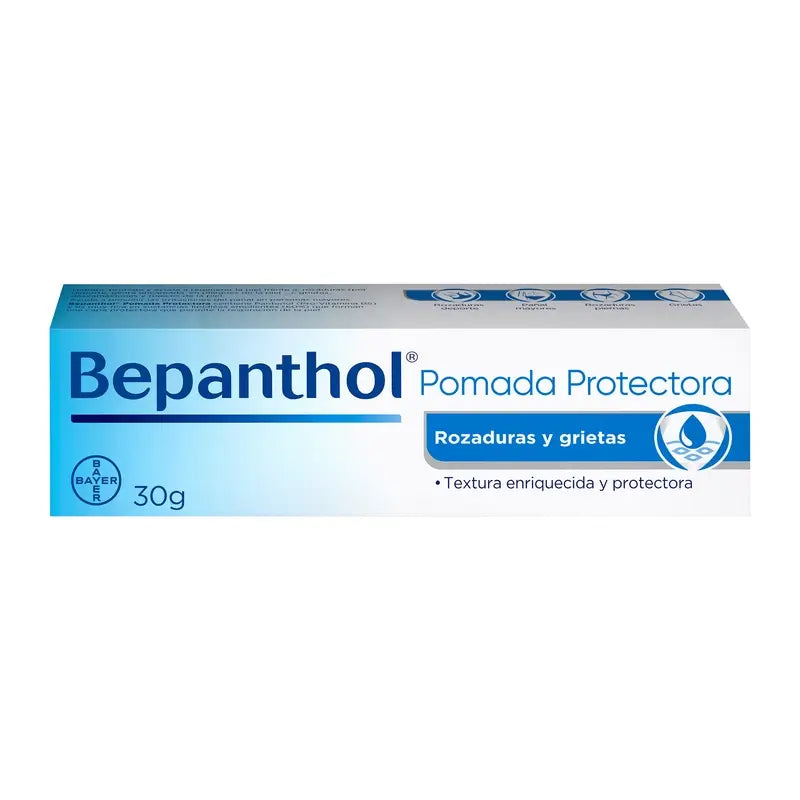 Bepanthol Pomada Protectora Rozaduras y Grietas Piel Sensible, 30 gr