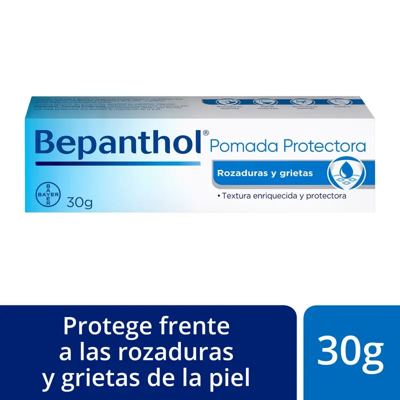 Bepanthol Pomada Protectora Rozaduras y Grietas Piel Sensible, 30 gr