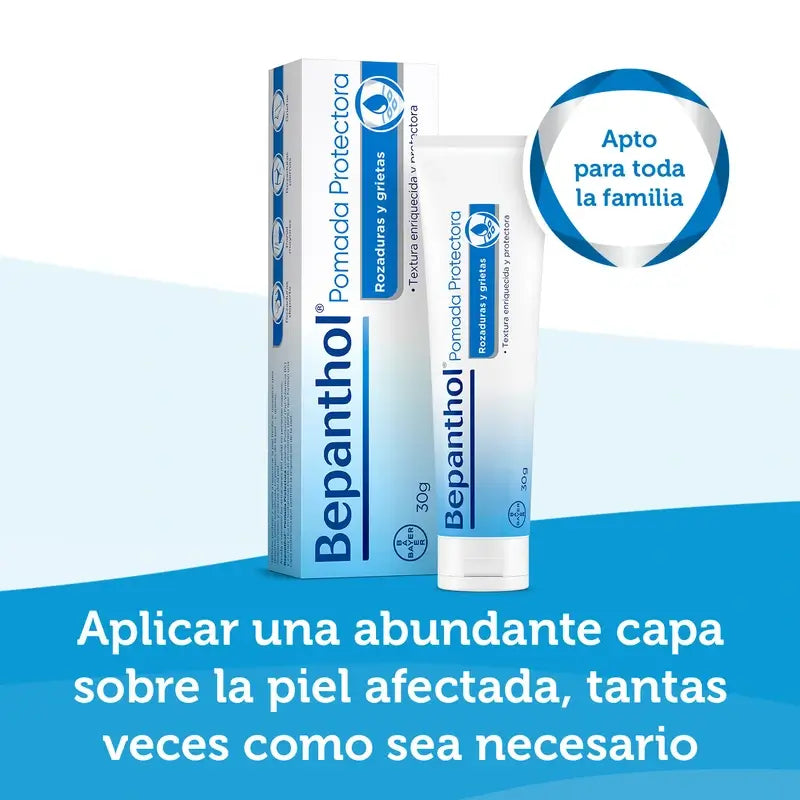 Bepanthol Pomada Protectora Rozaduras y Grietas Piel Sensible, 30 gr