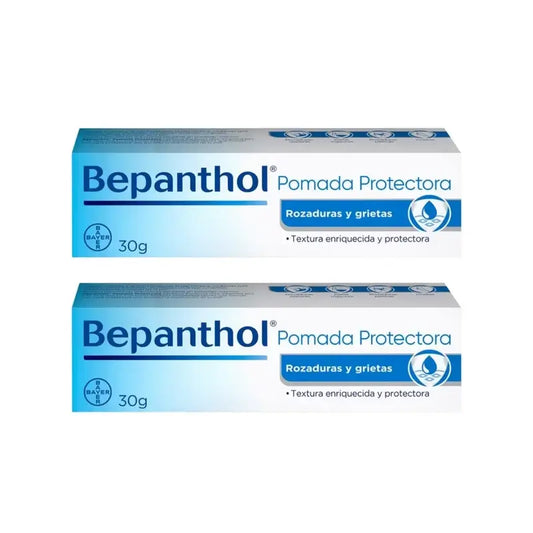 Bepanthol Pomada Protectora Rozaduras Y Grietas, 2X30 Gr