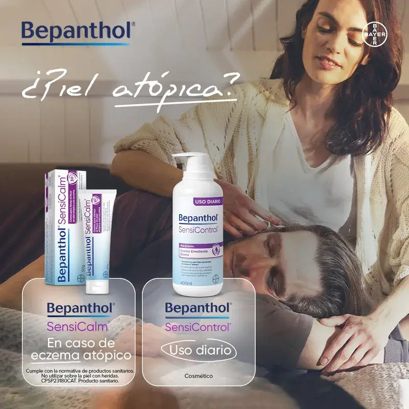 Bepanthol Sensicalm Crema Irritaciones Cutáneas y Piel Atópica, 50 gr