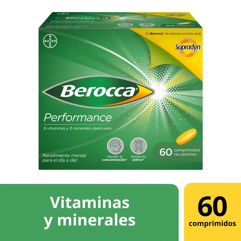 Berocca Performance, 60 Comprimidos