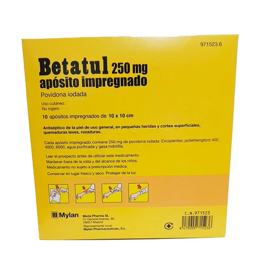 Betatul 200 Miligr 10 Apósitos