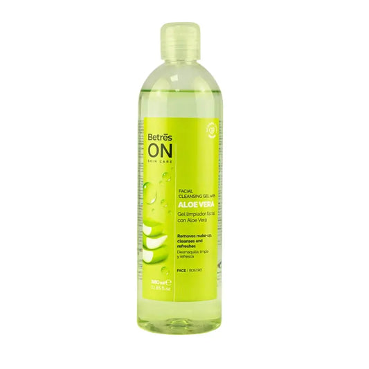 Betres On Gel Limpiador Facial Aloe Vera, 380 ml