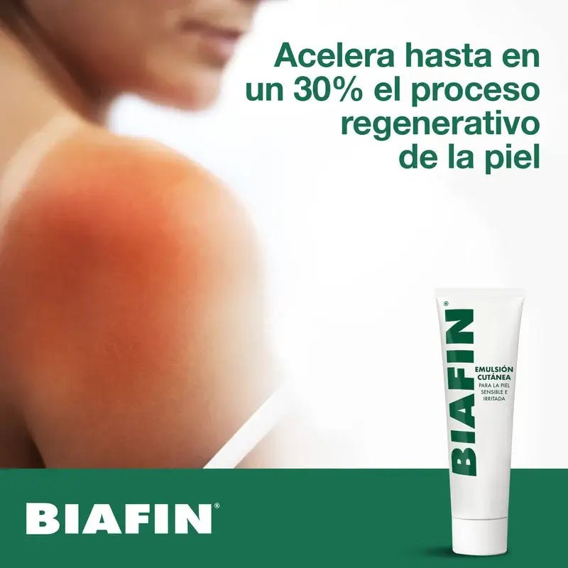Biafin Crema Hidratante Regeneradora Piel Sensible e Irritada, 100 ml