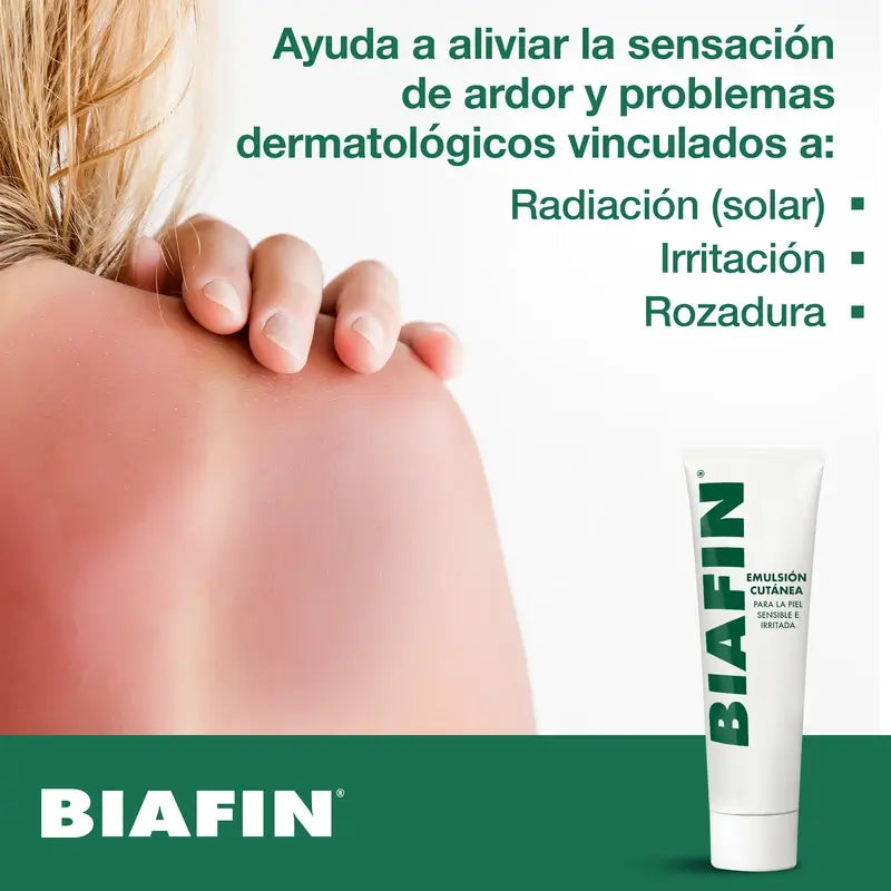 Biafin Crema Hidratante Regeneradora Piel Sensible e Irritada, 100 ml