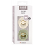 Bibs Chupetes Colour Round Ivory/Sage 6-18m, 2 Unidades