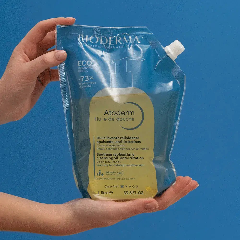 Bioderma Atoderm Aceite De Ducha Eco-Refill, 1 L