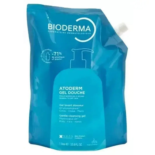 Bioderma Atoderm Gel De Ducha Eco-Refill, 1L