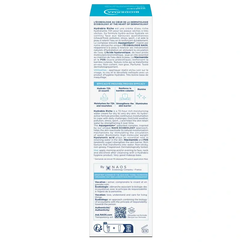 Bioderma Hydrabio Crema Rica, 40 ml