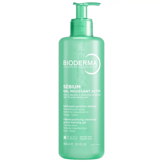 Bioderma Sébium Gel Moussant Actif, 400 ml