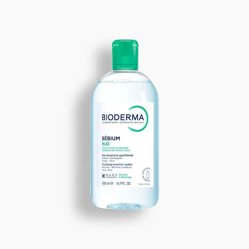 BIODERMA  Sebium H2O Agua Micelar, 500 ml