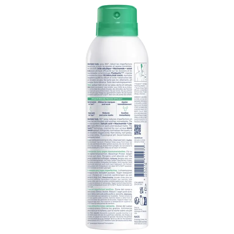 Bioderma Sébium Kerato+ Body Spray Corporal Antiacné , 150 ml