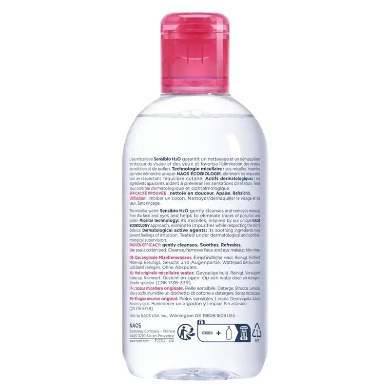 BIODERMA Sensibio H2O Agua Micelar Desmaquillante 250 ml
