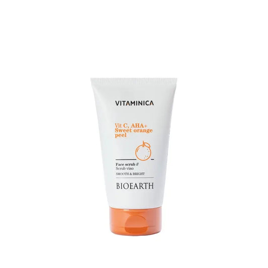 Bioearth Exfoliante Vitamina C, Aha Y Cáscara De Naranja, 150 Ml