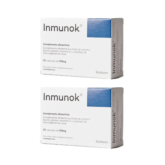 Bioksan Pharma Inmunok Complemento Alimenticio, 2X30 Cápsulas