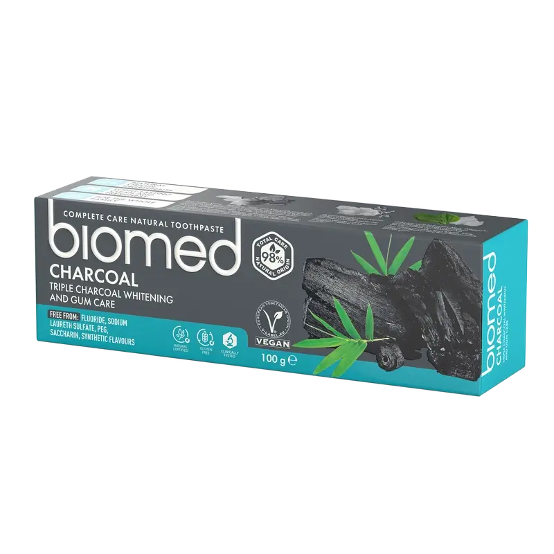 Biomed Charcoal Pasta De Dientes Natural , 100 gr
