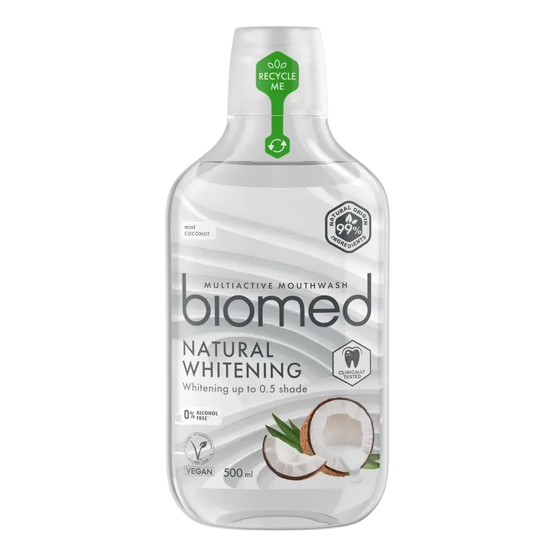 Biomed Natural Whitening Enjuague Bucal , 500 ml
