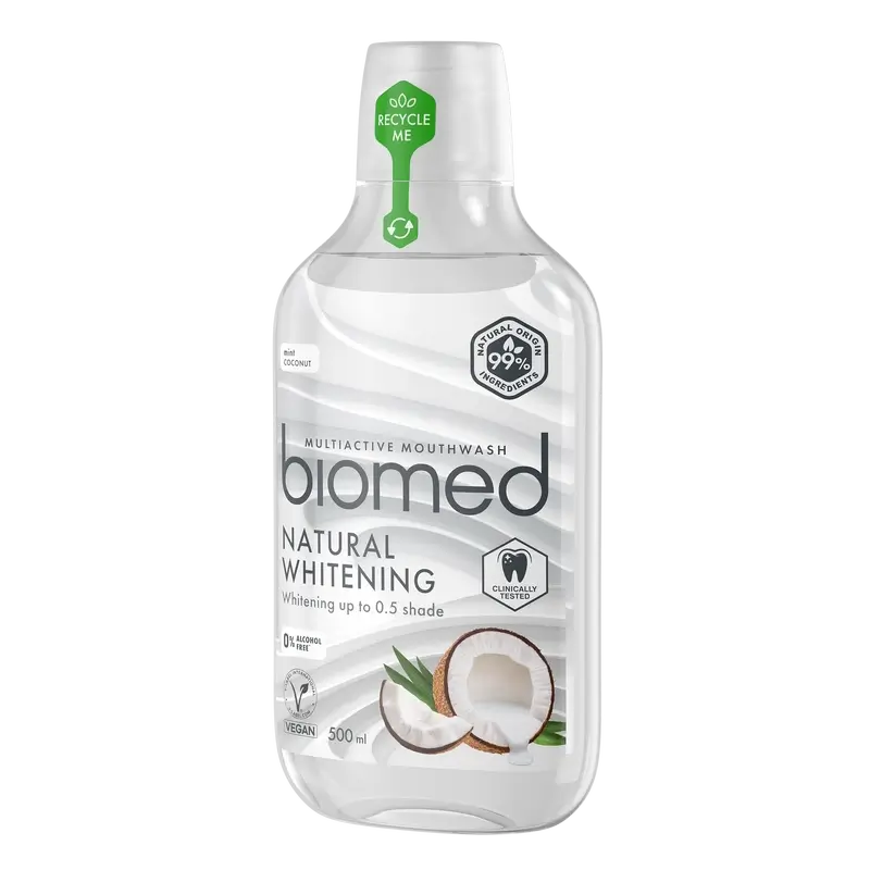 Biomed Natural Whitening Enjuague Bucal , 500 ml