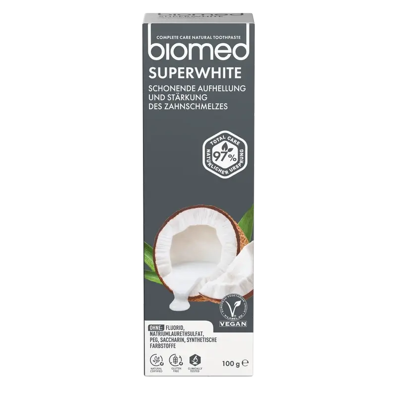 Biomed Superwhite Pasta De Dientes Natural , 100 gr
