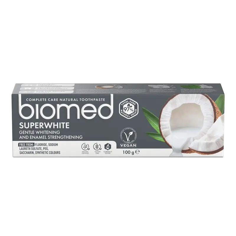 Biomed Superwhite Pasta De Dientes Natural , 100 gr