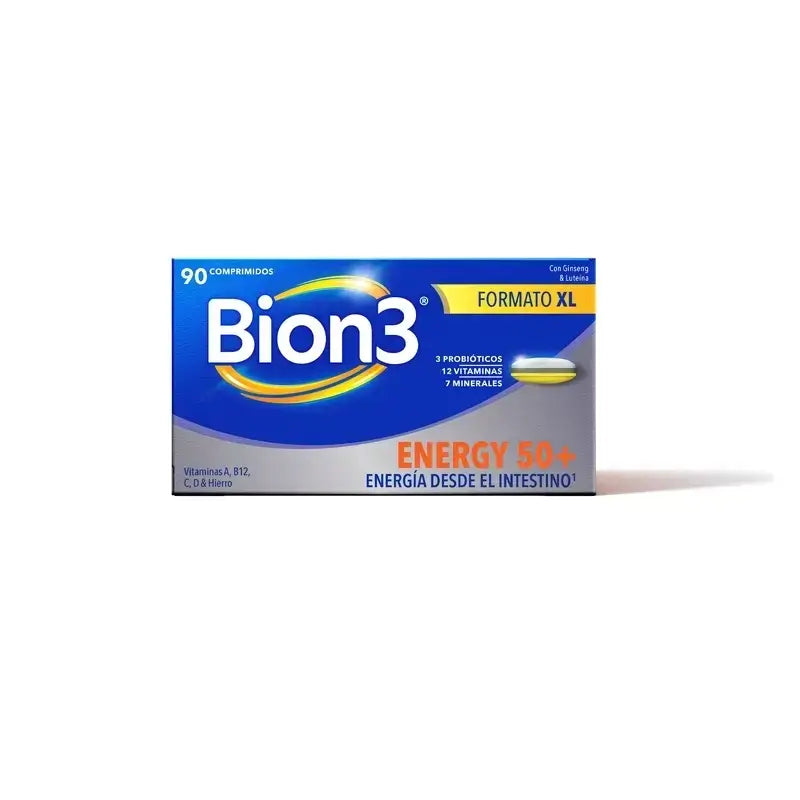 Bion3 Energy 50+ Multivitamínicos, 2X90 Comprimidos