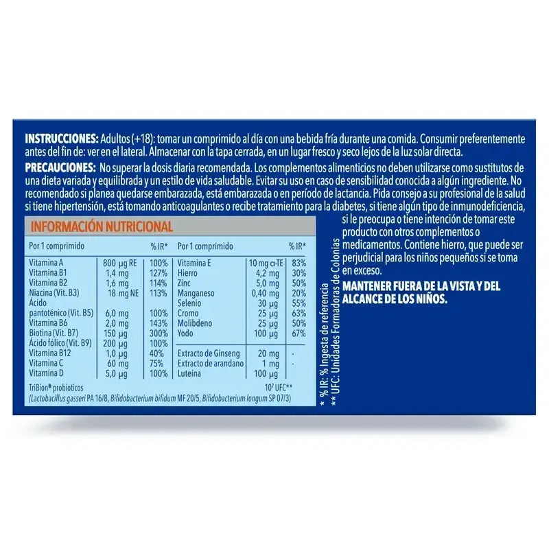 Bion3 Energy 50+ Multivitamínicos, 2X90 Comprimidos