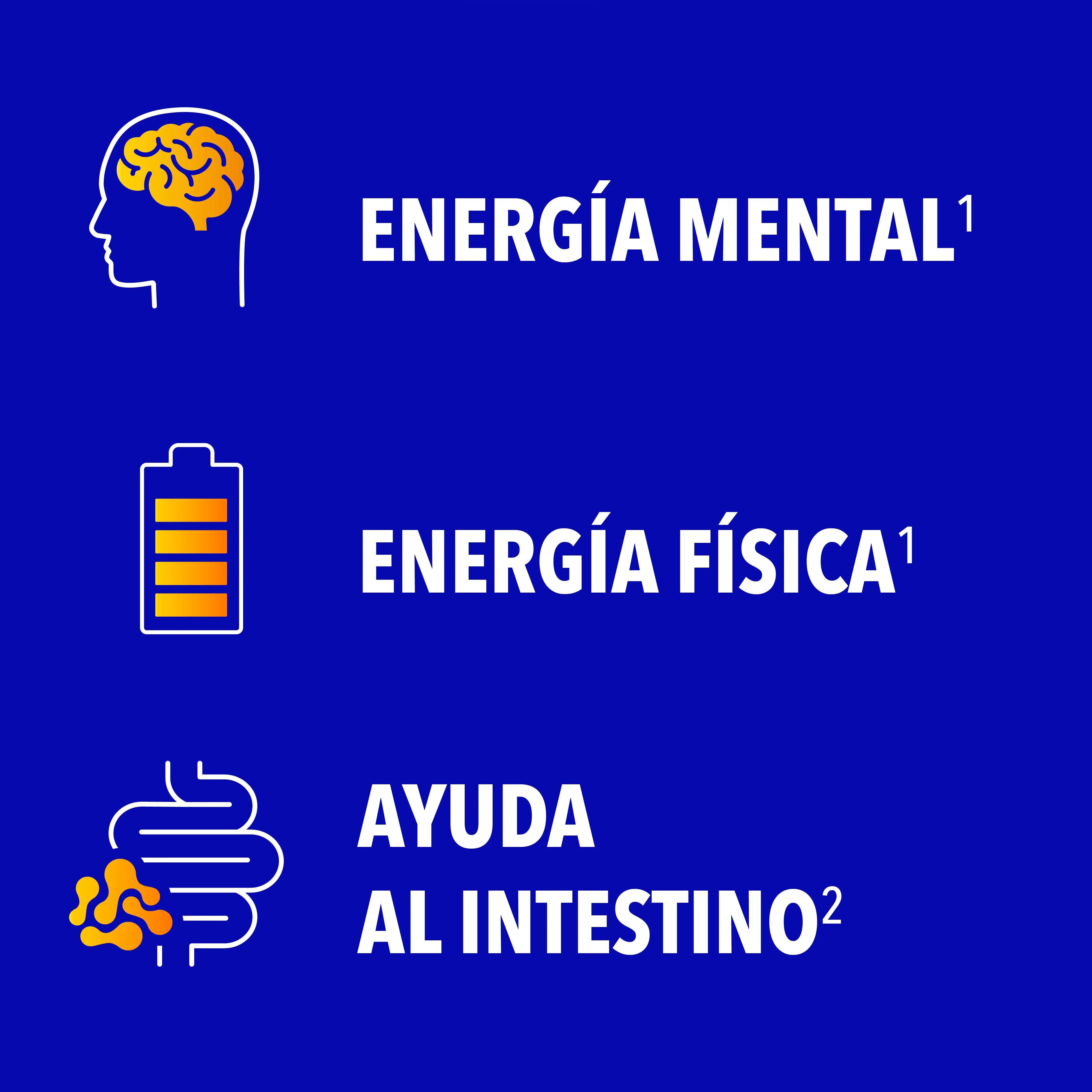 Bion3 Energy Comprimidos Multivitamínicos con Probióticos, Vitamina B12, C y Magnesio