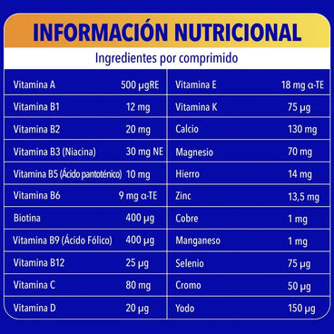 Bion3 Multi & Omega-3 Con Probióticos, 60 cápsulas