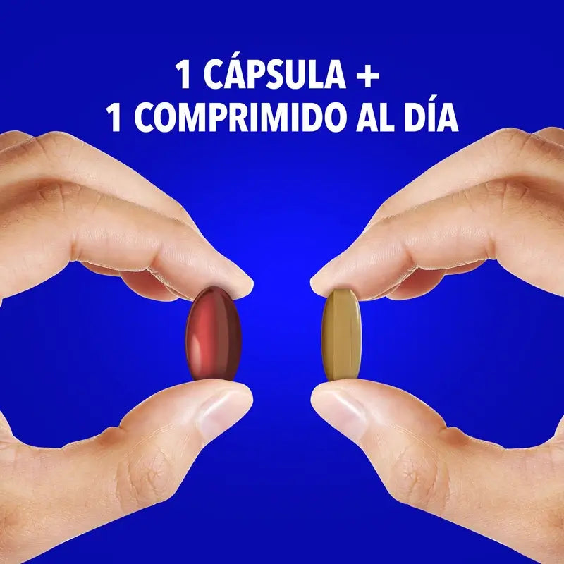 Bion3 Multi & Omega-3 Con Probióticos, 60 cápsulas