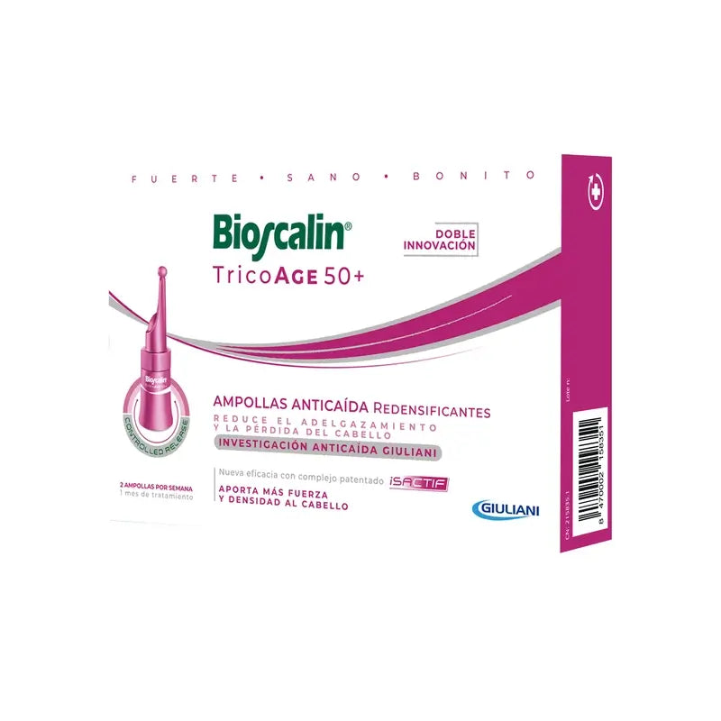 Bioscalin Ampollas Trico Age 50+ Capilar , 8 ampollas, 10 ml