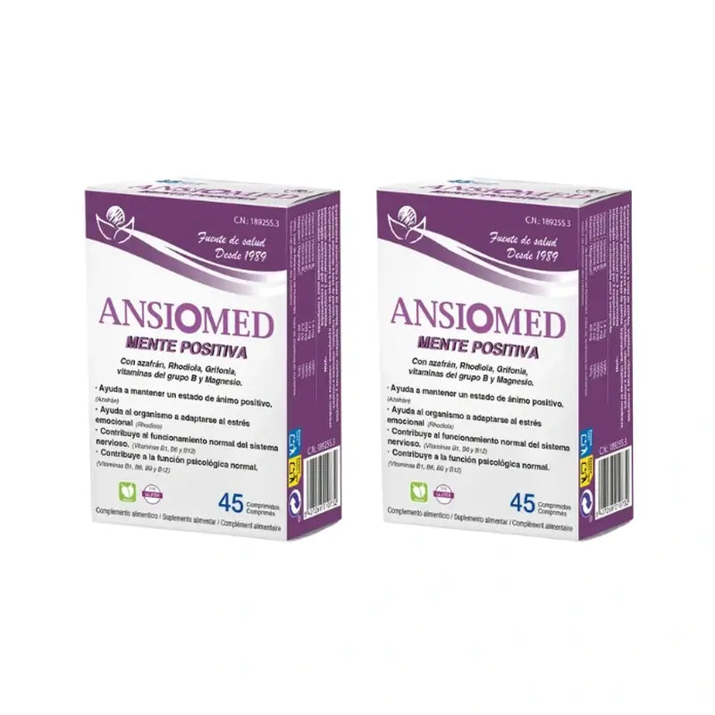 Bioserum Ansiomed Mente Positiva, 2X45 Comprimidos