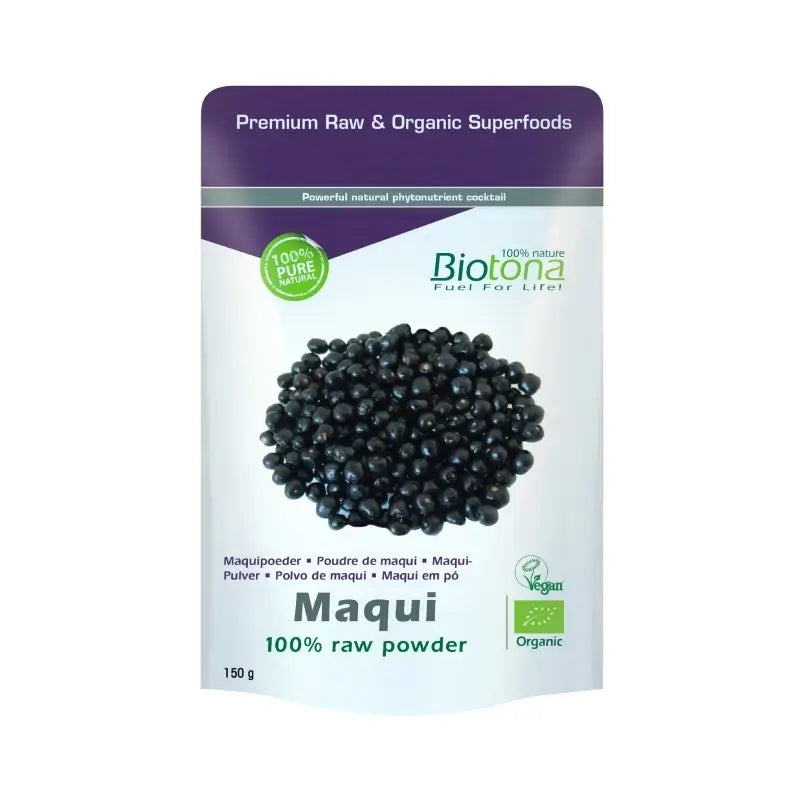 Biotona Maqui Polvo - Maqui Raw Powder, 150 gr