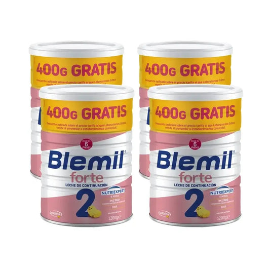 Blemil 2 Forte 800+400 Gratis, 4X1200 Gramos