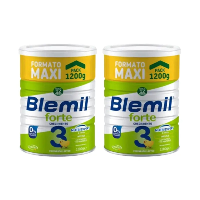 Blemil 3 Forte 800+400 Gratis, 2X1200 Gramos