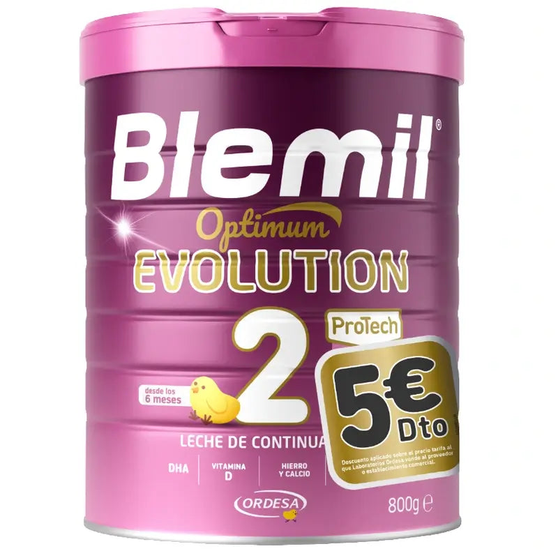 Blemil Evolution 2 Leche Infantil De Fórmula, 800 gr