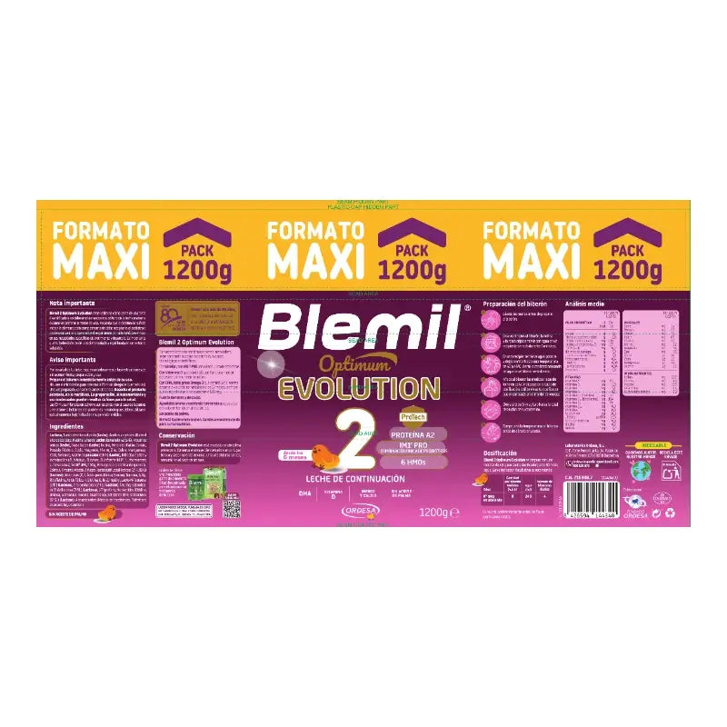 Blemil Optimum Evolution 2 Leche de Continuación, 1200 gr
