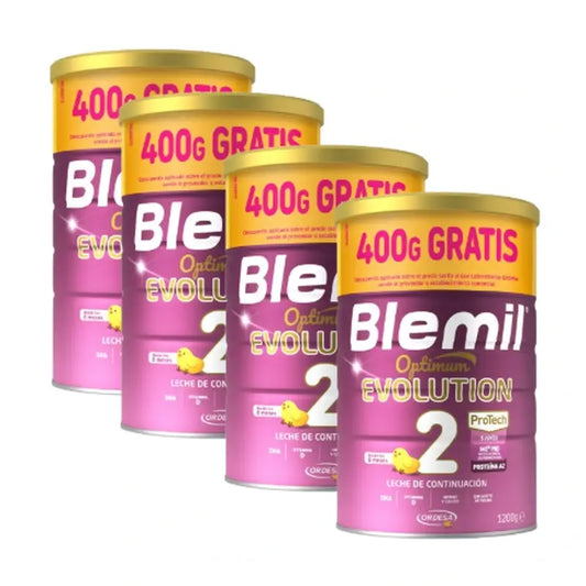 Blemil Optimum Evolution 2 Leche de Continuación Precio Especial, 4X1200 gr