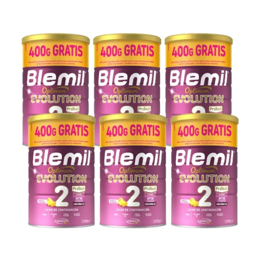 Blemil Optimum Evolution 2 Leche de Continuación Precio Especial, 6X1200 gr