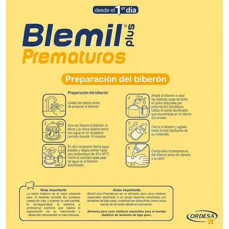 Blemil Plus Prematuros, Pack 3 x 400 gr