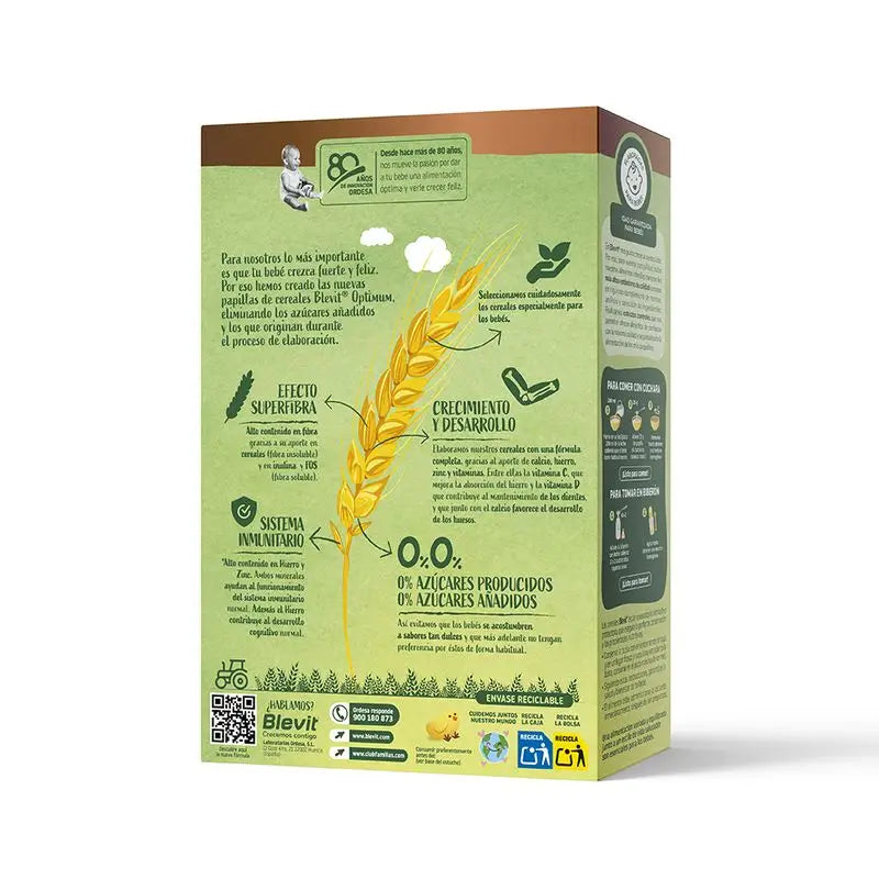 Blevit Alimentación Infantil Optimum 8 Cereales, 250 grs