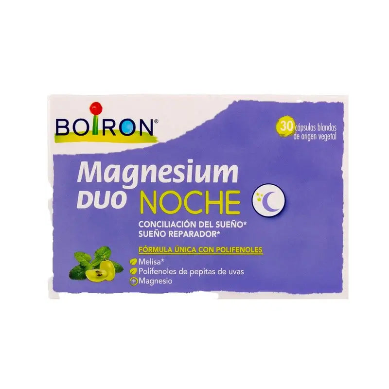 BOIRON Magnesium Duo Noche, 30 cápsulas