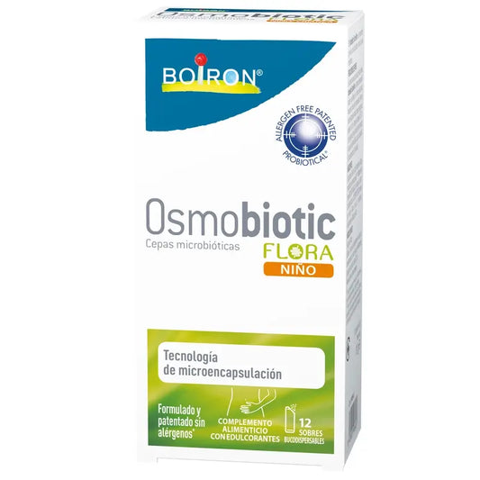 BOIRON Osmobiotic Flora Niño, 12 sobres