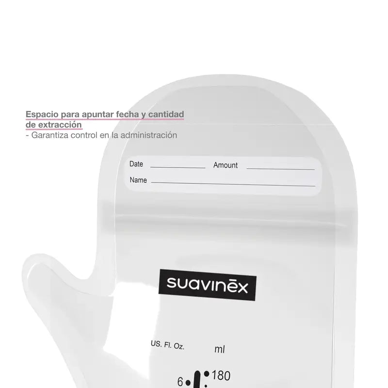 Suavinex Bolsas Almacenaje Leche Materna Pre-Esterilizadas 25 Uds