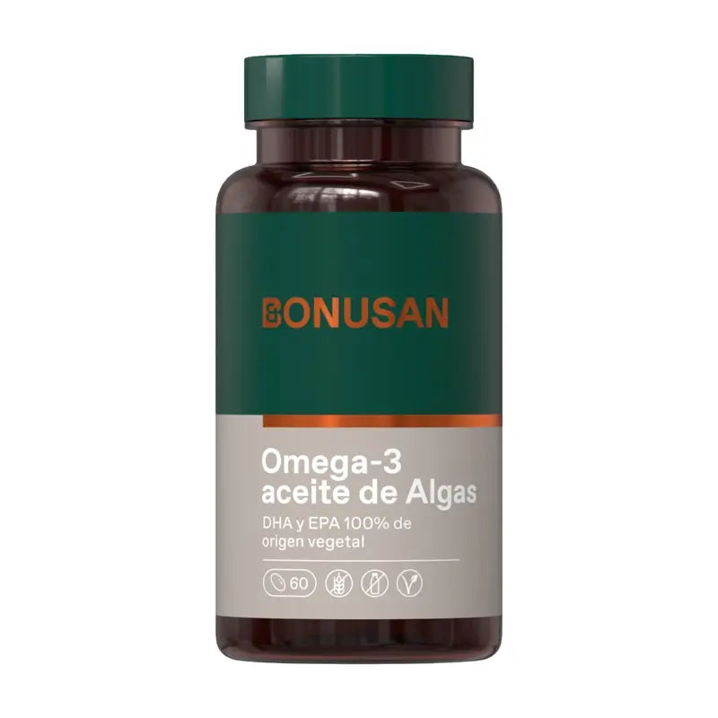 Bonusan Omega-3 Aceite De Algas , 60 perlas