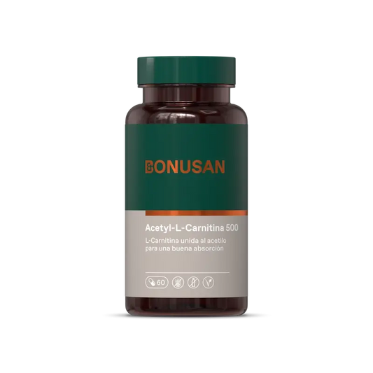 Bonusan Acetil-L-Carnitina 500 , 60 cápsulas