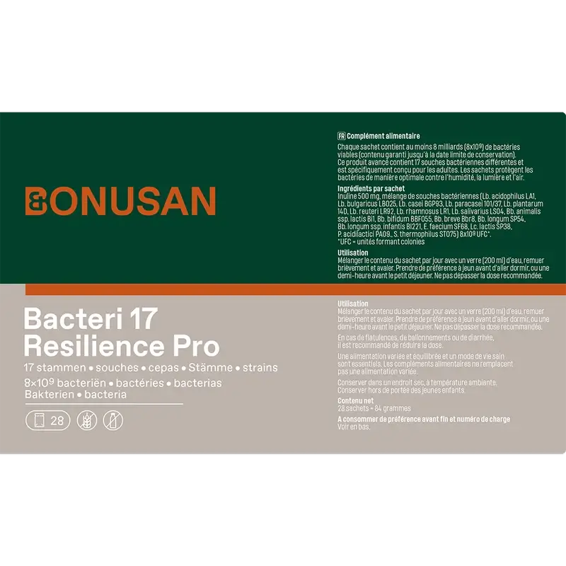 Bonusan Bacteri 17 Expert Resilience, Pack 4x28 Sobres