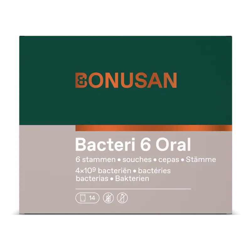 Bonusan Bacteri 6 Oral , 2X14 Sobres