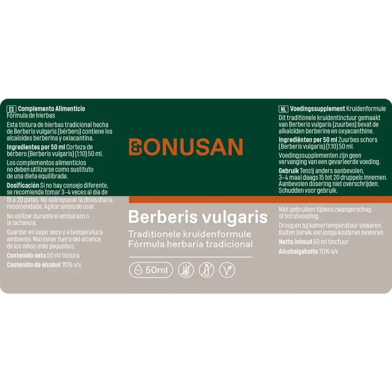 Bonusan Berberis Vulgaris, 50 ml