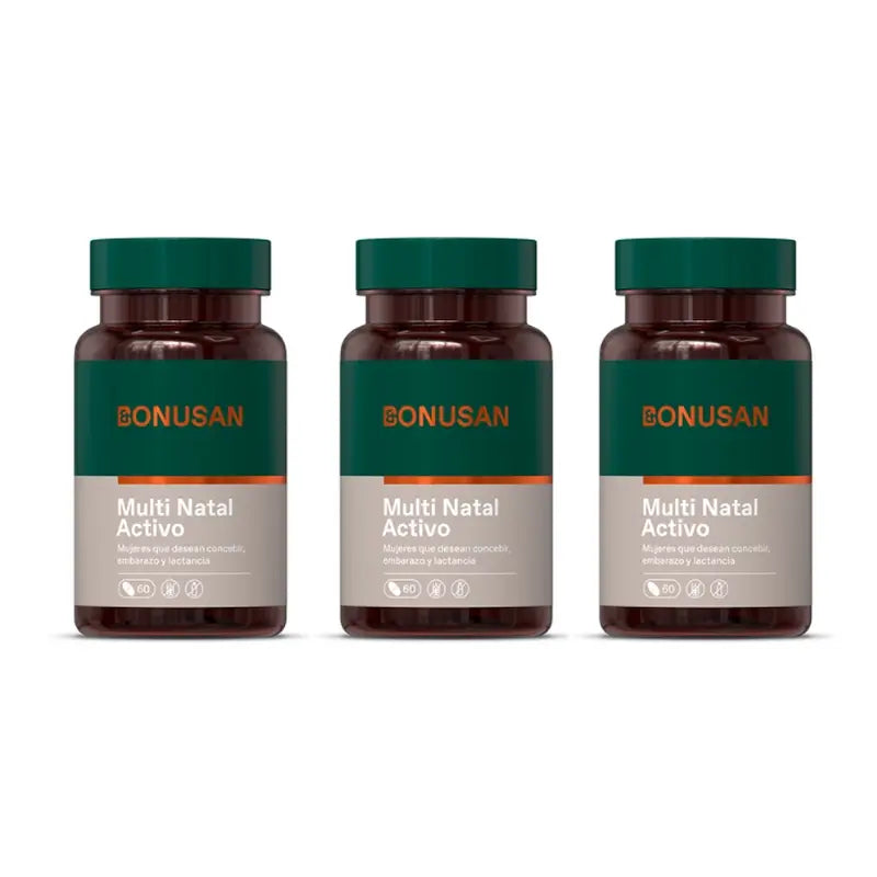 Bonusan Multi Natal Activo Pack 3 x 60 tabletas